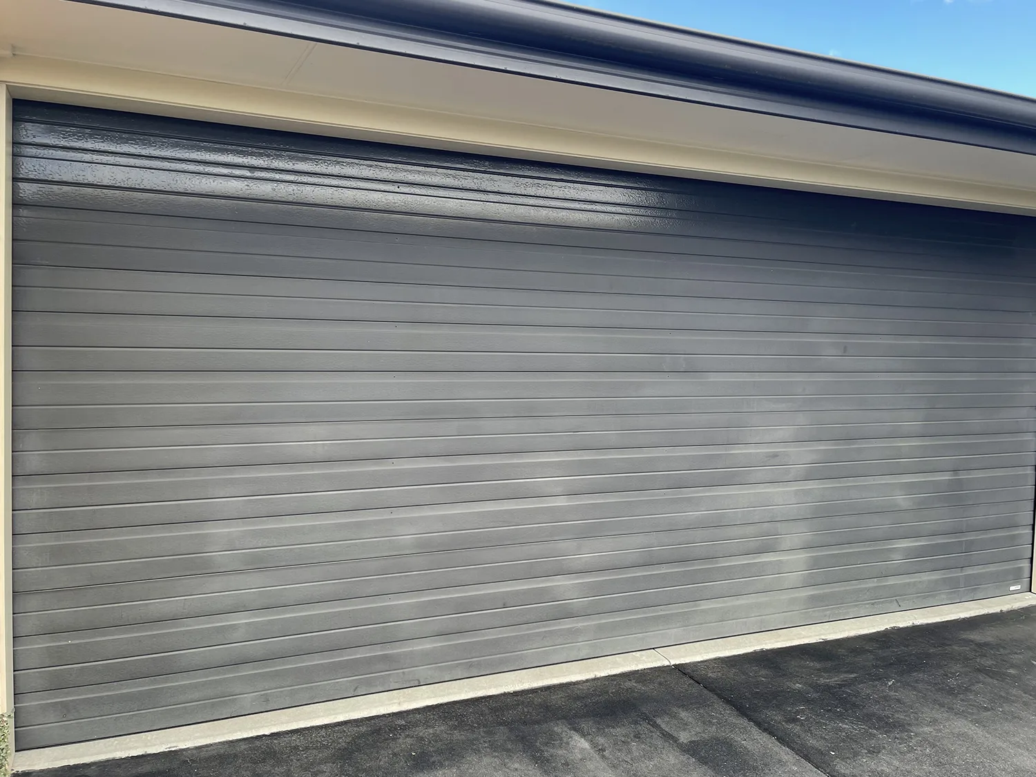 Before garage door