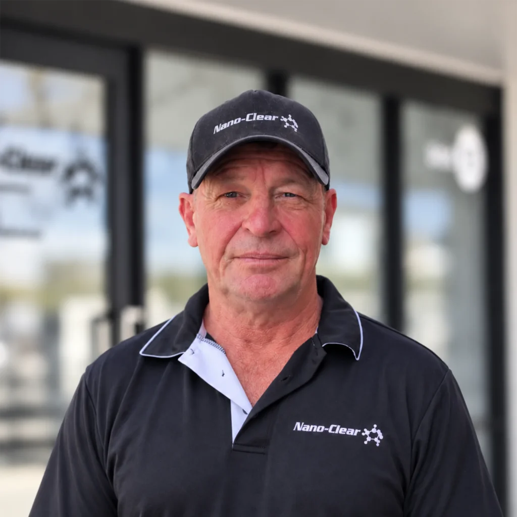 Paul, Wellington Nano-Clear franchise owner, specialising in aluminium joinery restoration, rejuvenation and protective coatings.